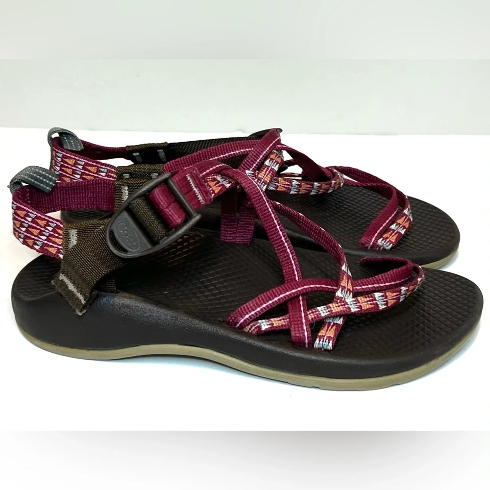 Chaco Girls Youth Z Cloud Double Strap Sandals Sz 3